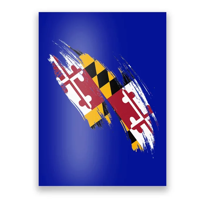 Maryland Flag Marylander Maryland Flag State Pride Poster