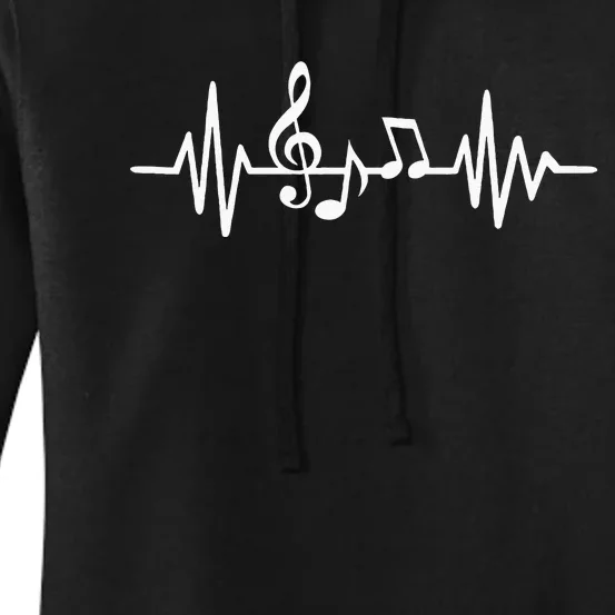 Music Frequency Women's Pullover Hoodie