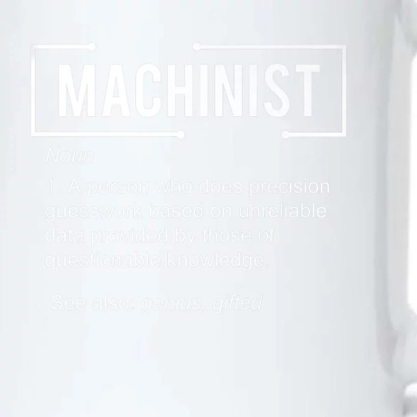 Machinist For Menfunny Machinist Premium Black Color Changing Mug