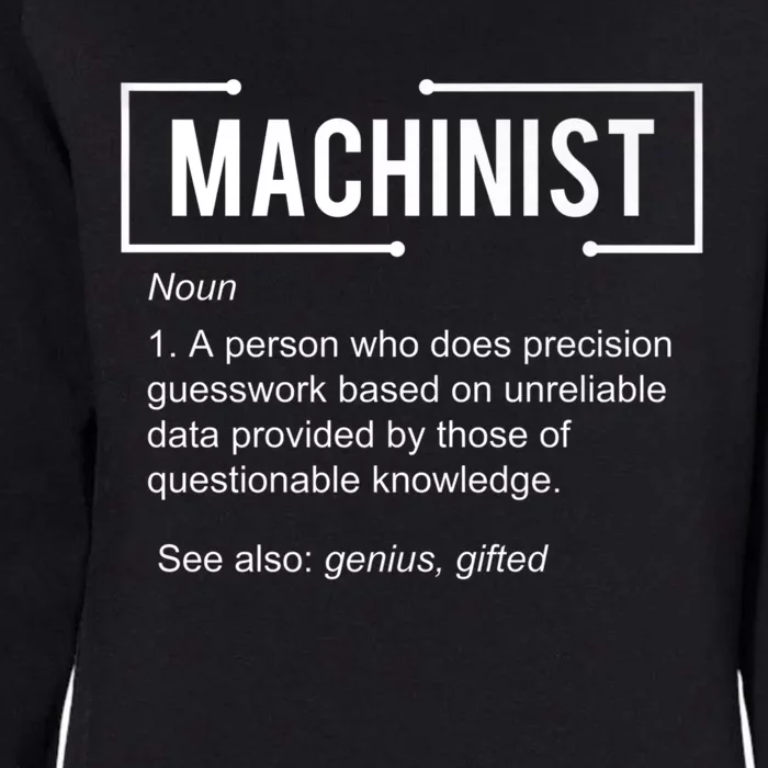 Machinist For Menfunny Machinist Premium Womens California Wash Sweatshirt