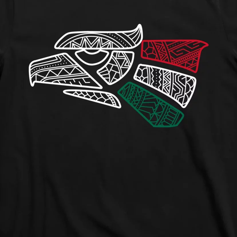 Mexico Flag Mexican Eagle Aztec Style Hecho En Mexico T-Shirt