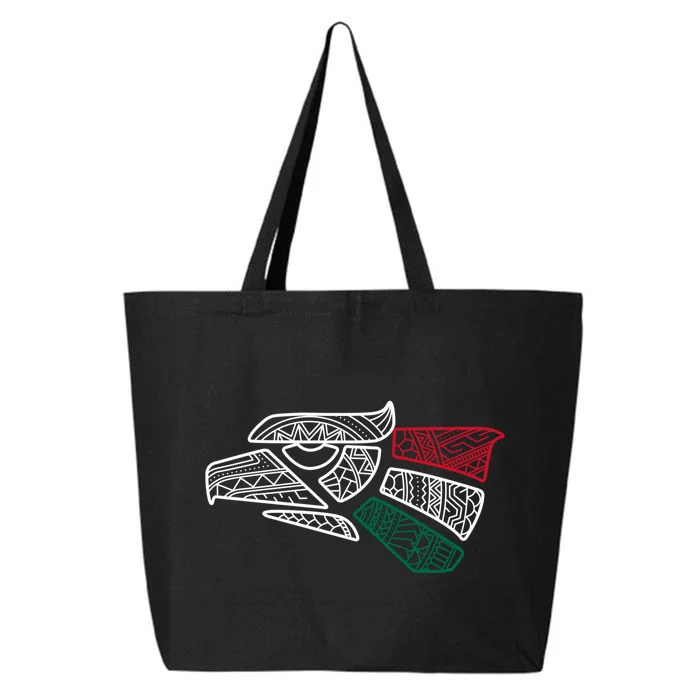 Mexico Flag Mexican Eagle Aztec Style Hecho En Mexico 25L Jumbo Tote