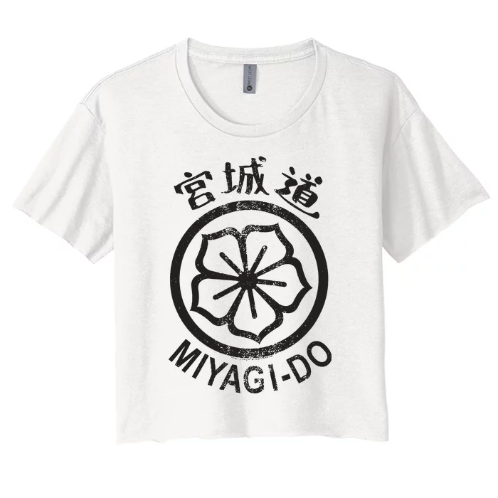 Miyagido Flower Women's Crop Top Tee