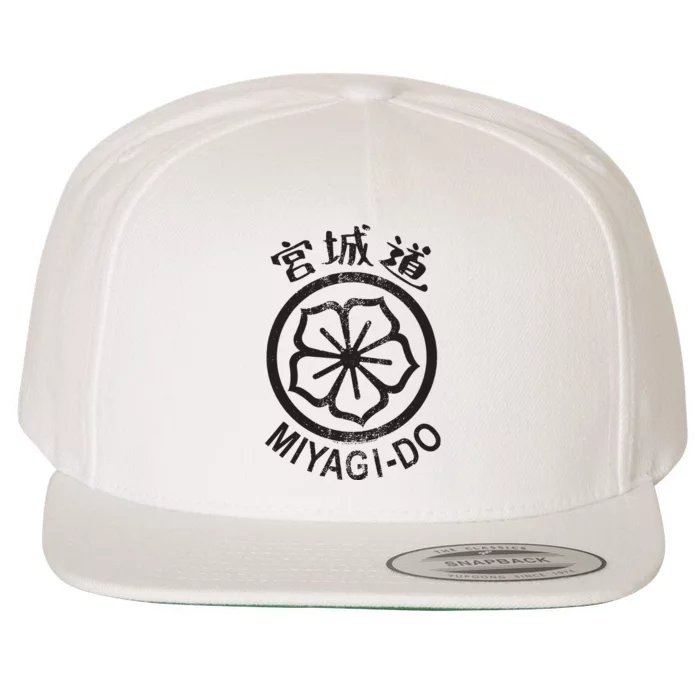 Miyagido Flower Wool Snapback Cap