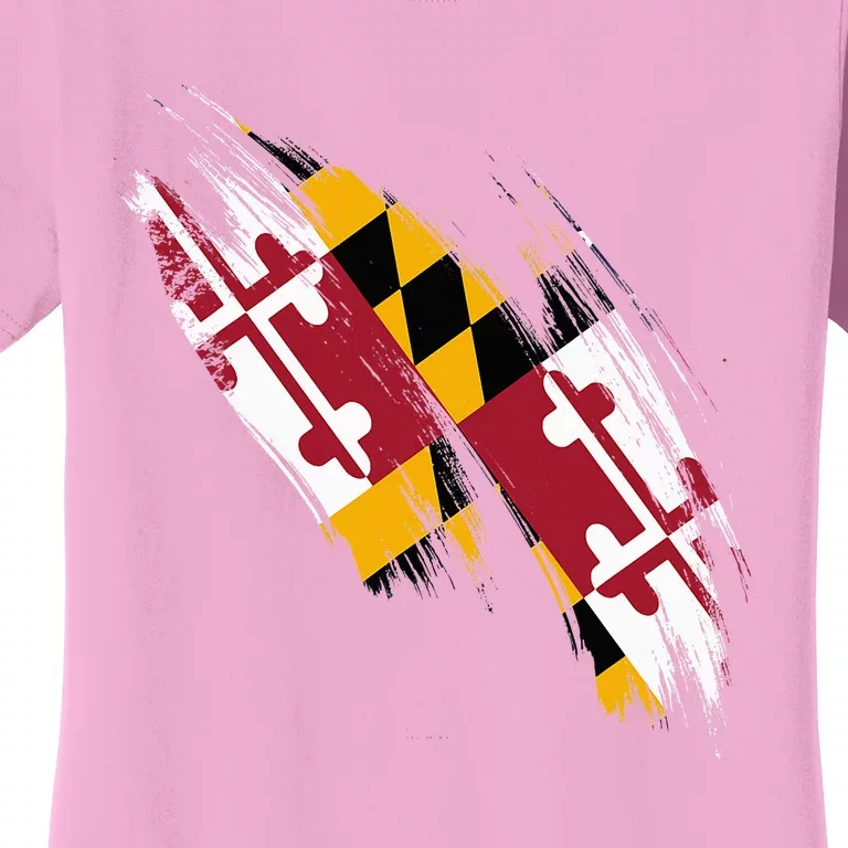 Maryland Flag Marylander Maryland Flag State Pride Women's T-Shirt