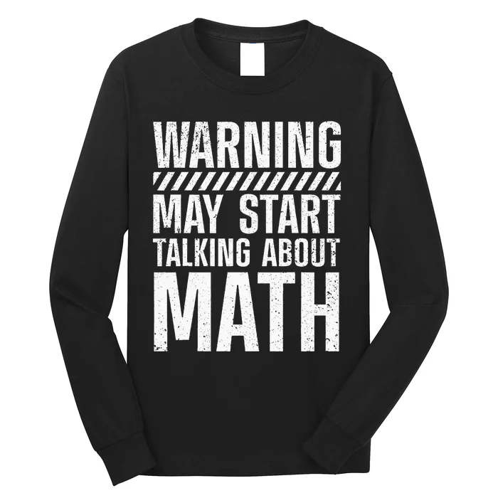 Mathematics For Men Women Best Math Teacher Algebra Lover Long Sleeve Shirt