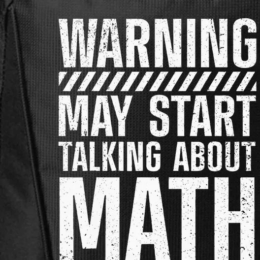 Mathematics For Men Women Best Math Teacher Algebra Lover City Backpack