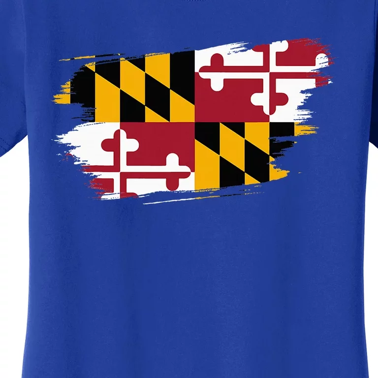 Maryland Flag Marylander Maryland Flag State Pride Women's T-Shirt