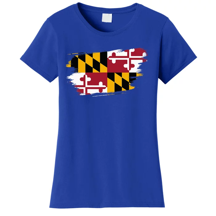 Maryland Flag Marylander Maryland Flag State Pride Women's T-Shirt