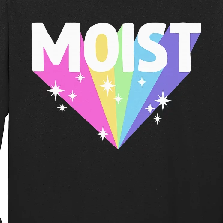 Moist Funny Meme Offensive Weird Cool Hilarious Humorous Long Sleeve Shirt