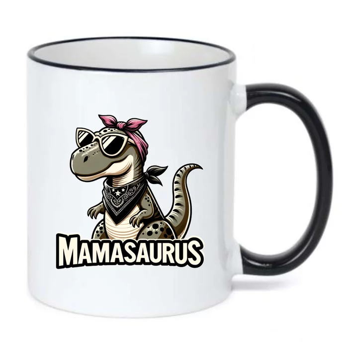 Mamasaurus Family Matching Dinosaur Mom Meaningful Gift Black Color Changing Mug