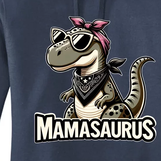 Mamasaurus Family Matching Dinosaur Mom Meaningful Gift Women's Pullover Hoodie