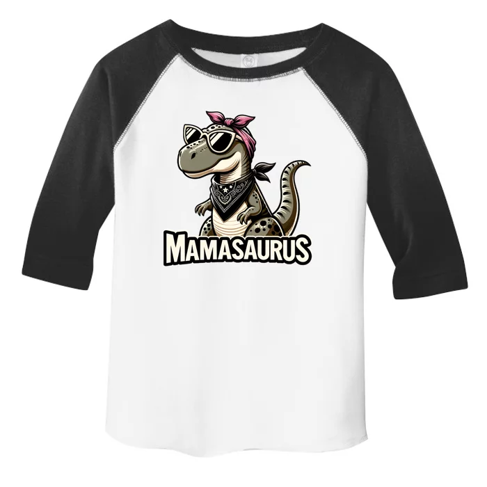 Mamasaurus Family Matching Dinosaur Mom Meaningful Gift Toddler Fine Jersey T-Shirt