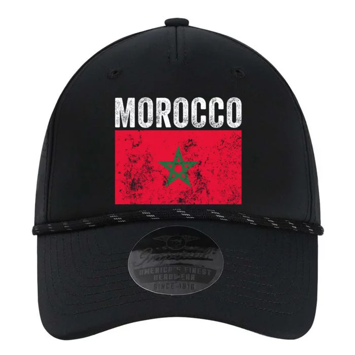 Morocco Flag Moroccan Soccer Supporter Cool Gift Performance The Dyno Cap