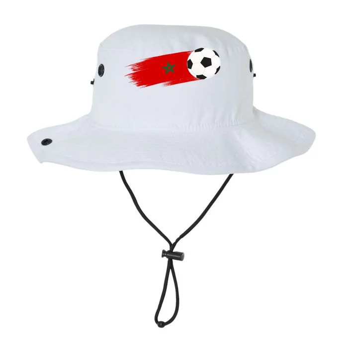 Morocco Flag Moroccan Soccer Supporter Funny Gift Legacy Cool Fit Booney Bucket Hat