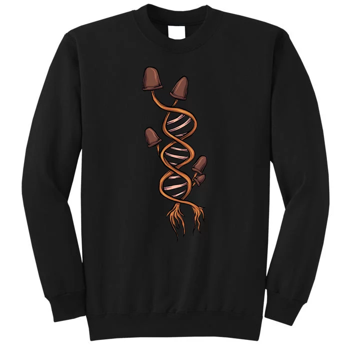 Mycology Fungi Mushroom Collector Hippie DNA Roots Shroom Tall Sweatshirt