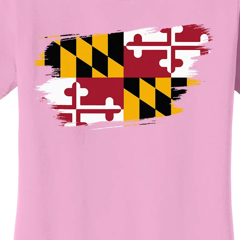 Maryland Flag Marylander Maryland Flag State Pride Women's T-Shirt