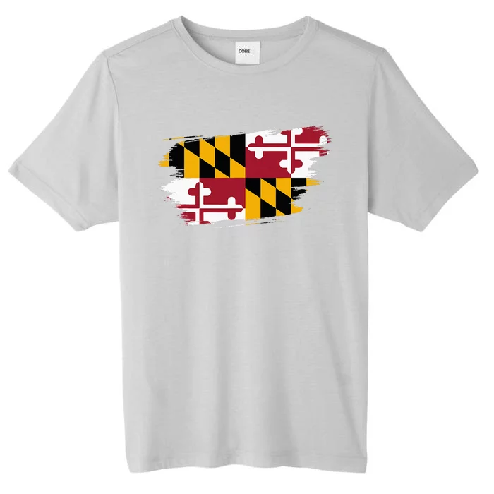 Maryland Flag Marylander Maryland Flag State Pride ChromaSoft Performance T-Shirt