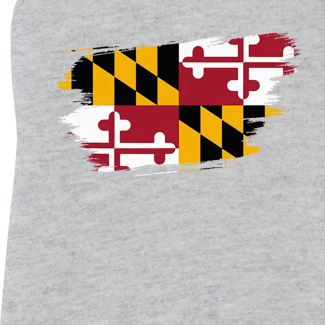 Maryland Flag Marylander Maryland Flag State Pride Women's Racerback Tank