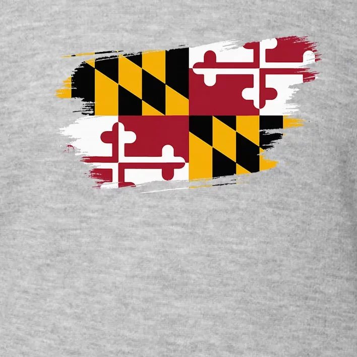 Maryland Flag Marylander Maryland Flag State Pride Toddler Sweatshirt