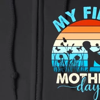 My First Mothers Day Full Zip Hoodie