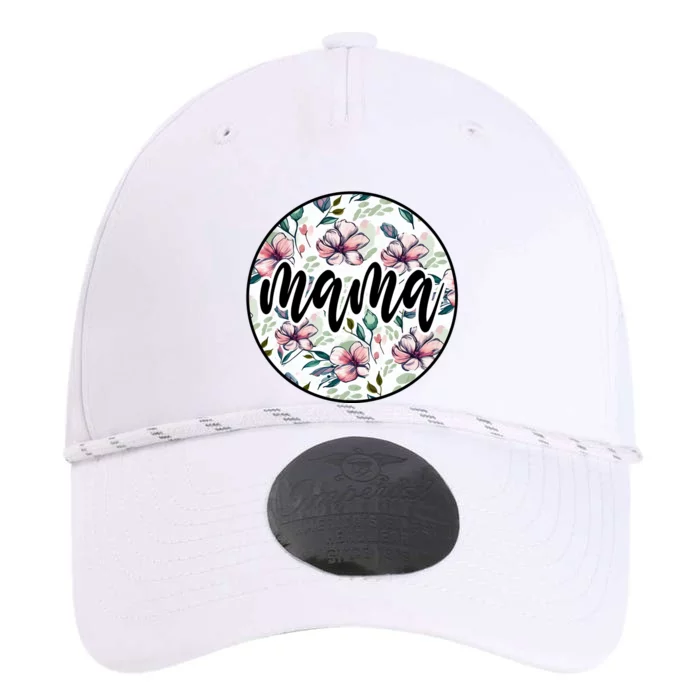 Mama Floral Mom Flower Mother's Day Performance The Dyno Cap