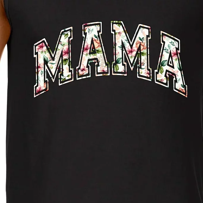 Mama Floral Mom Flowers Mother's Day Comfort Colors® Tank Top