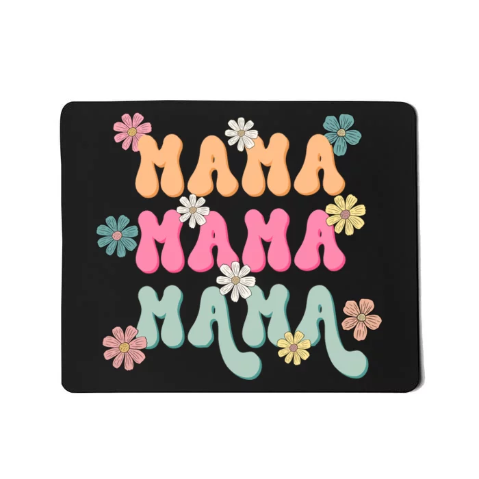 Mama Flowers Mother's Day Mom Floral Mousepad