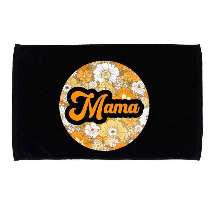 Mama Floral Mother's Day Gift Microfiber Hand Towel