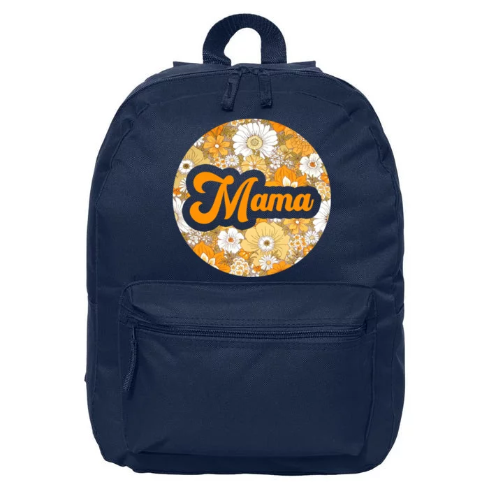 Mama Floral Mother's Day Gift 16 in Basic Backpack