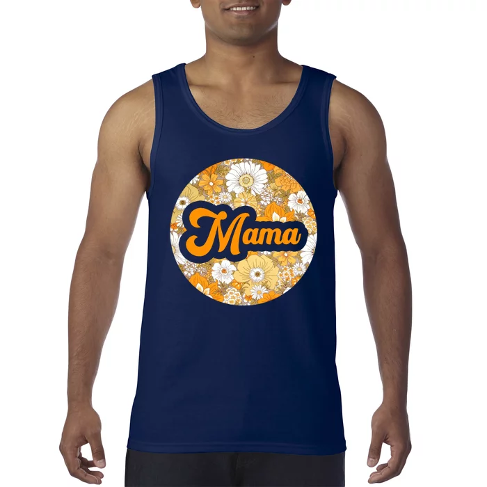 Mama Floral Mother's Day Gift Tank Top