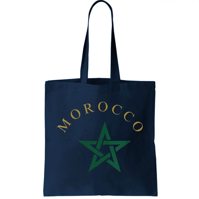 Morocco Flag Tote Bag