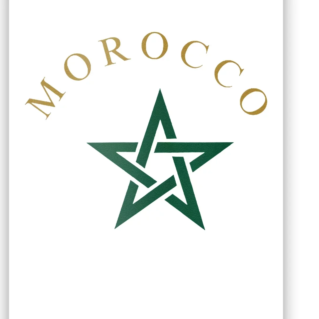 Morocco Flag Poster