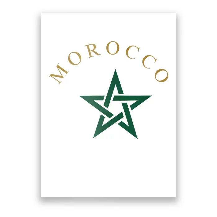 Morocco Flag Poster