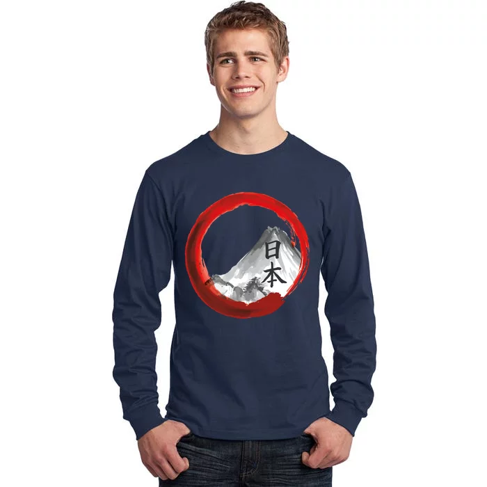 Mount Fuji Tall Long Sleeve T-Shirt