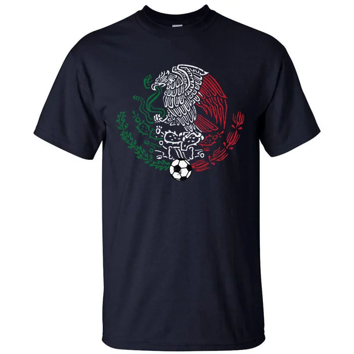 Mexico Flag Mexican Eagle Soccer Tall T-Shirt