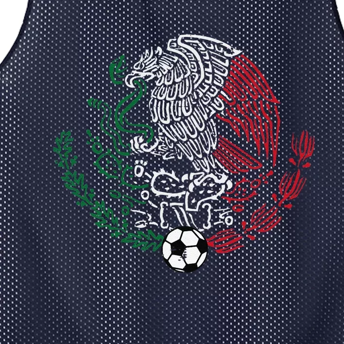 Mexico Flag Mexican Eagle Soccer Mesh Reversible Basketball Jersey Tank