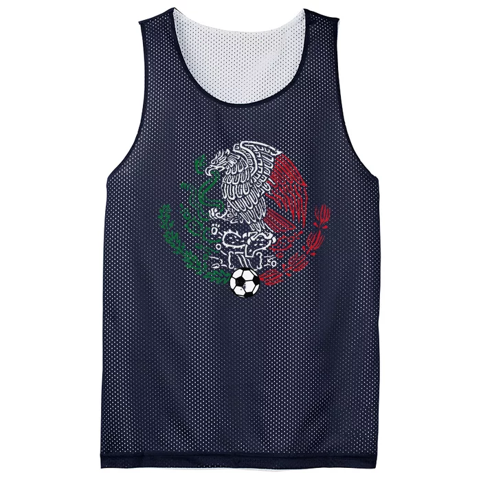 Mexico Flag Mexican Eagle Soccer Mesh Reversible Basketball Jersey Tank