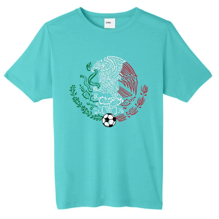 Mexico Flag Mexican Eagle Soccer ChromaSoft Performance T-Shirt