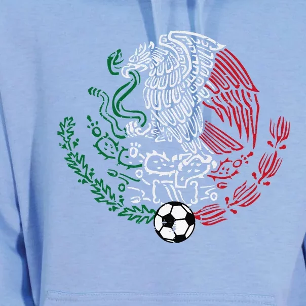 Mexico Flag Mexican Eagle Soccer Unisex Surf Hoodie