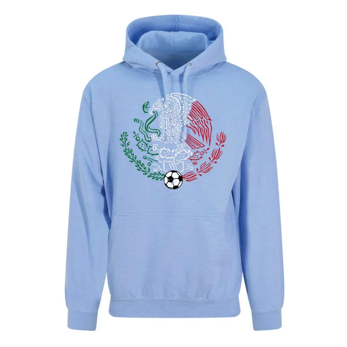 Mexico Flag Mexican Eagle Soccer Unisex Surf Hoodie