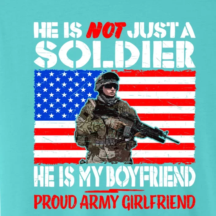 My Friend My Soldier Proud Army Friend Military Lover Funny Gift ChromaSoft Performance T-Shirt