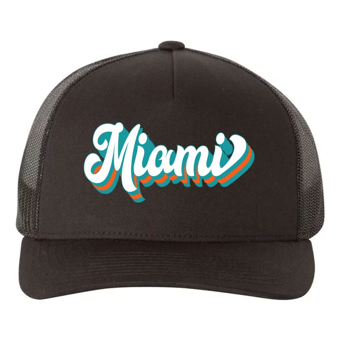 Miami Football Yupoong Adult 5-Panel Trucker Hat