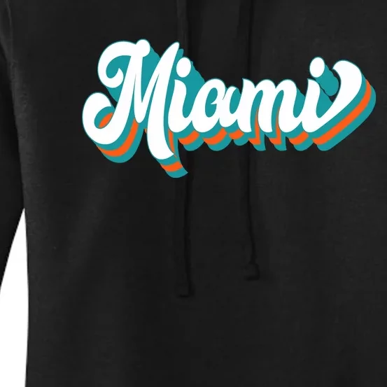 Miami Football Women's Pullover Hoodie