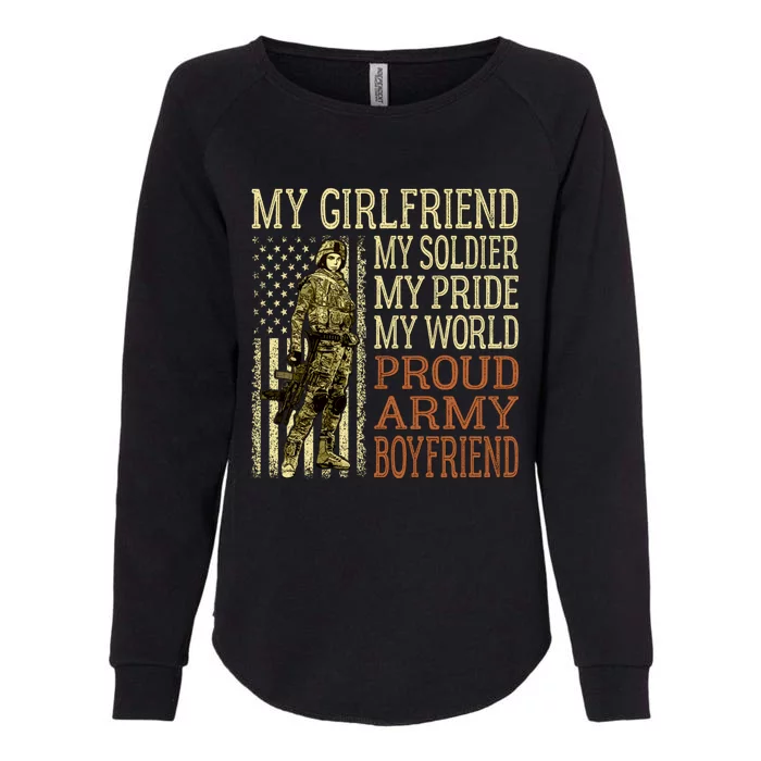 My Friend My Soldier Hero Proud Army Friend Military Cool Gift Womens California Wash Sweatshirt