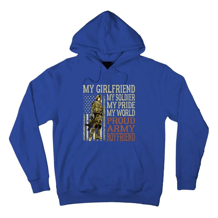 My Friend My Soldier Hero Proud Army Friend Military Cool Gift Tall Hoodie