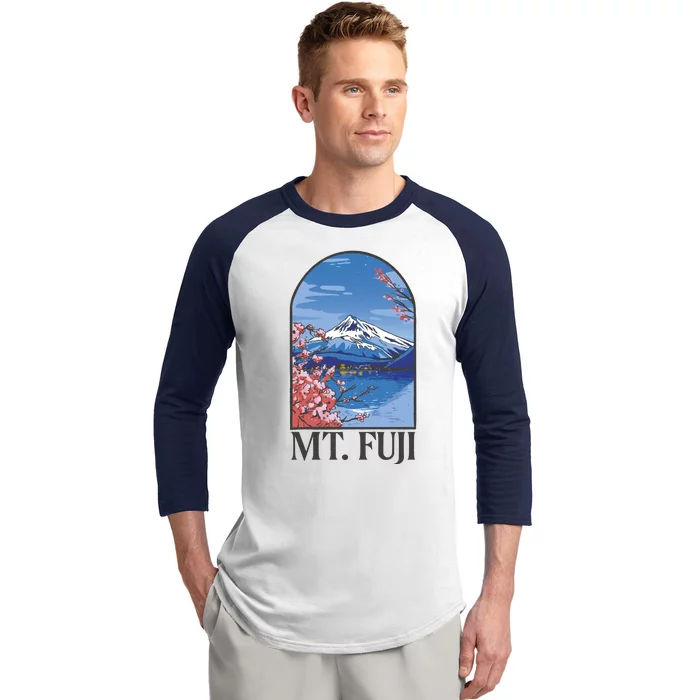 Mt. Fuji Baseball Sleeve Shirt