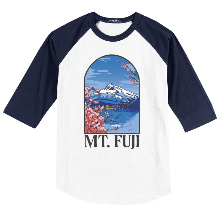 Mt. Fuji Baseball Sleeve Shirt