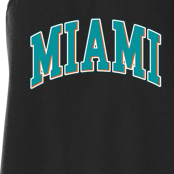 Miami Florida Women's Racerback Tank