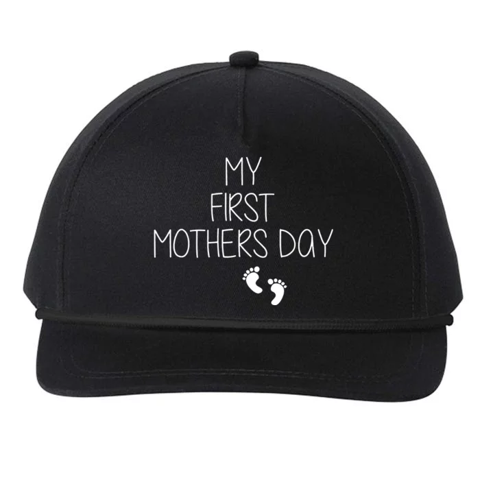 My First Mothers Day Snapback Five-Panel Rope Hat